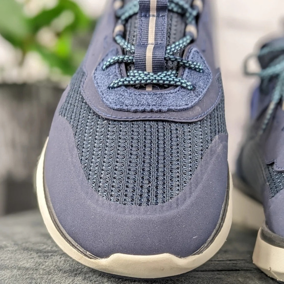 Cole Haan men's shoes 9.5M D, blue leather and mesh zero grand athletic trainers - Picture 6 of 16